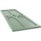 Ekena Millwork True Fit PVC Cedar Park Fixed Mount Shutters, Track Green, 12W x 45H, PR TFP001CP12X045TG - alternate 3